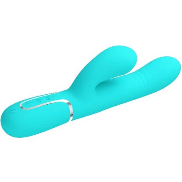 PRETTY LOVE - VIBRADOR MULTIFUNCIÓN PUNTO G VERDE AGUA PRETTY LOV