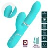 PRETTY LOVE - VIBRATEUR MULTIFONCTION G-SPOT VERT AQUA PRETTY LOVE FLIRTATION