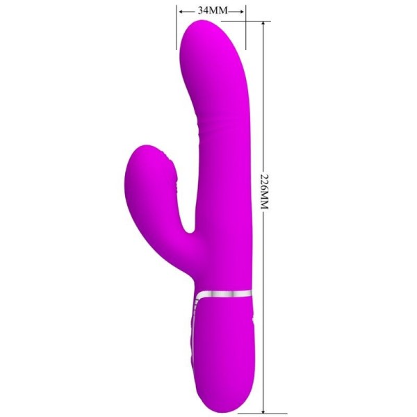 PRETTY LOVE - VIBRATEUR MULTIFONCTION G-SPOT FUCHSIA PRETTY LOVE FLIRTATION