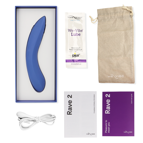 WE-VIBE - RAVE 2 VIBRADOR PUNTO G AZUL WE-VIBE