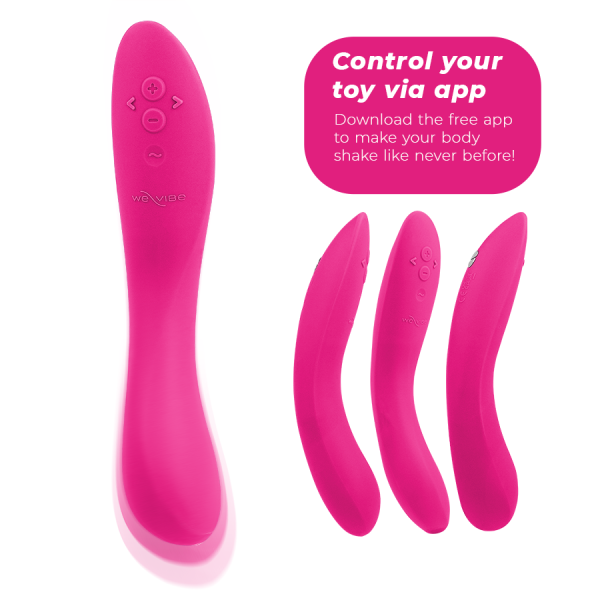 RAVE 2 VIBRATEUR POINT ROSE WE-VIBE - Vibromasseurs avec APP