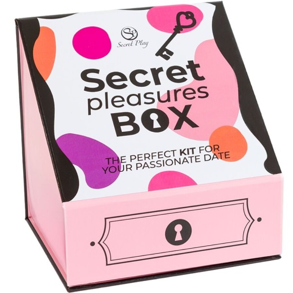 SECRET PLAY - COFFRET DE PLAISIRS POUR COUPLES : DÉS + BALLE VIBRANTE + STYLO À PLUME