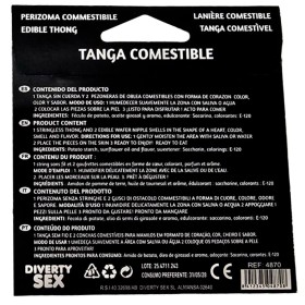 HOTFLOWERS - STRING AZYME ET 2 COUSSINS DE MATELIER FILLE SAVEUR VANILLE /es/pt/en/fr/it/