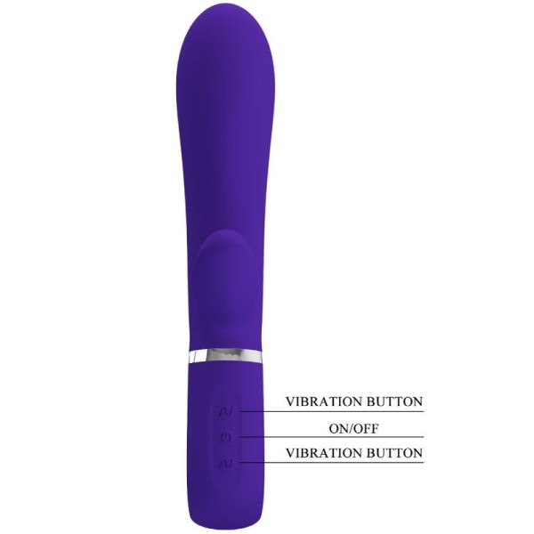 PRETTY LOVE - VIBRATEUR MULTIFONCTION G-SPOT THOMAS VIOLET PRETTY LOVE FLIRTATION
