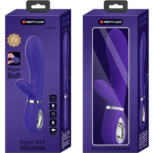 PRETTY LOVE - VIBRATEUR MULTIFONCTION G-SPOT THOMAS VIOLET PRETTY LOVE FLIRTATION