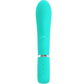 PRETTY LOVE - VIBRATEUR MULTIFONCTION G-SPOT THOMAS VERT AQUA PRETTY LOVE FLIRTATION