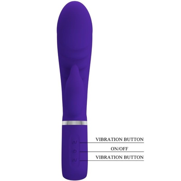 PRETTY LOVE - VIBRATEUR MULTIFONCTION G-SPOT PRESCOTT VIOLET PRETTY LOVE FLIRTATION