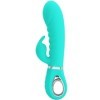 PRETTY LOVE - VIBRATEUR MULTIFONCTION G-SPOT PRESCOTT VERT AQUA PRETTY LOVE FLIRTATION