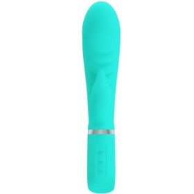 PRETTY LOVE - VIBRATEUR MULTIFONCTION G-SPOT PRESCOTT VERT AQUA PRETTY LOVE FLIRTATION