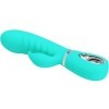 PRETTY LOVE - VIBRATEUR MULTIFONCTION G-SPOT PRESCOTT VERT AQUA PRETTY LOVE FLIRTATION