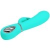 PRETTY LOVE - VIBRATEUR MULTIFONCTION G-SPOT PRESCOTT VERT AQUA PRETTY LOVE FLIRTATION