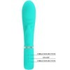PRETTY LOVE - VIBRATEUR MULTIFONCTION G-SPOT PRESCOTT VERT AQUA PRETTY LOVE FLIRTATION