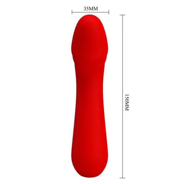 PRETTY LOVE - CETUS VIBRADOR RECARGABLE ROJO PRETTY LOVE SMART