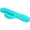 PRETTY LOVE - VIBRATEUR COALE RABBIT PERLES VERT AQUA PRETTY LOVE FLIRTATION