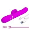 PRETTY LOVE - VIBRATEUR POINT G MULTIFONCTION 3 EN 1 PERLITA VIOLET PRETTY LOVE FLIRTATION