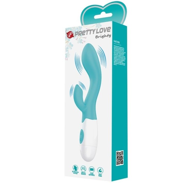 PRETTY LOVE - VIBRATEUR BRIGHTY G-SPOT VERT AQUA PRETTY LOVE FLIRTATION