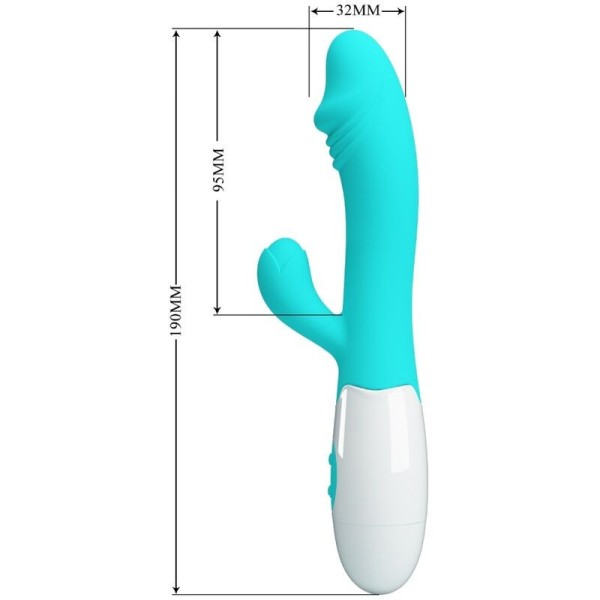 PRETTY LOVE - VIBRATEUR SNAPPY G-SPOT VERT AQUA PRETTY LOVE FLIRTATION