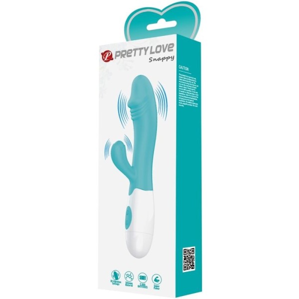 PRETTY LOVE - VIBRATEUR SNAPPY G-SPOT VERT AQUA PRETTY LOVE FLIRTATION