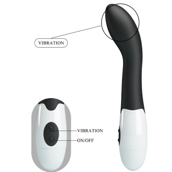 PRETTY LOVE - BISHOP VIBRATEUR POINT G 30 MODES NOIR PRETTY LOVE FLIRTATION