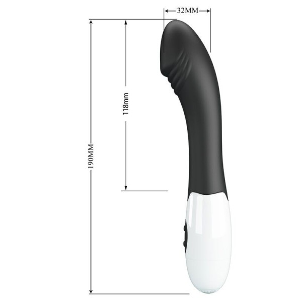 PRETTY LOVE - ELEMENTAL VIBRATEUR POINT G 30 MODES NOIR PRETTY LOVE FLIRTATION