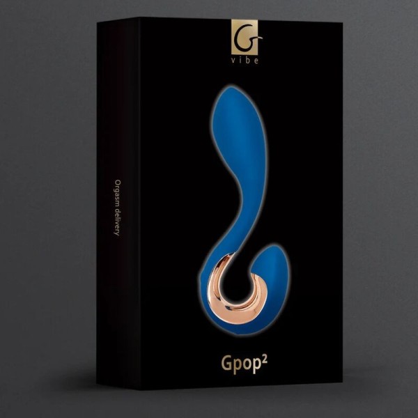 GPOP 2 VIBRATEUR G ET P POINT BLEU INDIGO G-VIBE