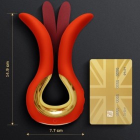 G-VIBE - GVIBE MAXI VIBRADOR CON DOS EXTREMOS FLEXIBLES CORAL G-V