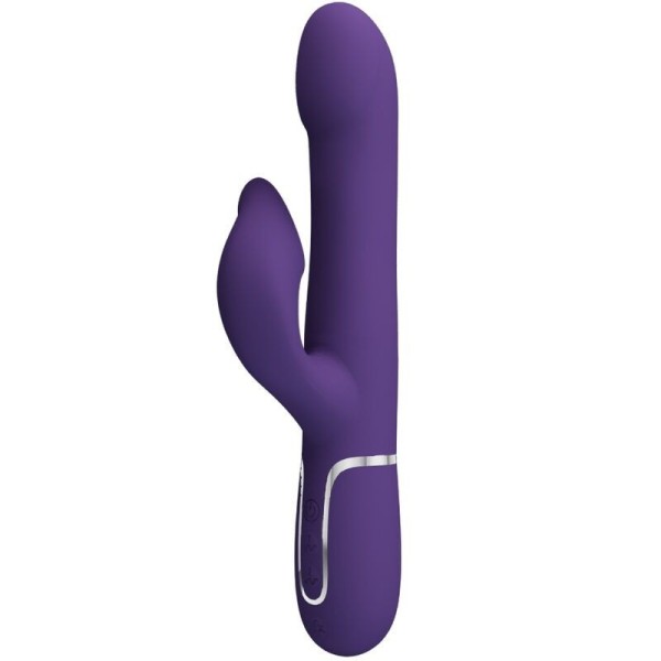 PRETTY LOVE - ZALIN PERLES VIBRATEUR LAPIN 4 EN 1 VIOLET PRETTY LOVE FLIRTATION