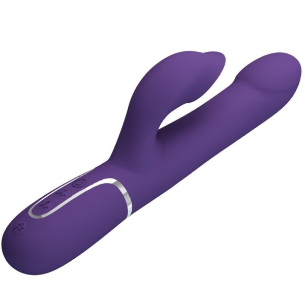 PRETTY LOVE - ZALIN PERLES VIBRATEUR LAPIN 4 EN 1 VIOLET PRETTY LOVE FLIRTATION