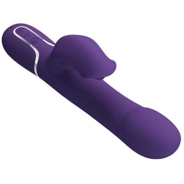 PRETTY LOVE - ZALIN PERLES VIBRATEUR LAPIN 4 EN 1 VIOLET PRETTY LOVE FLIRTATION