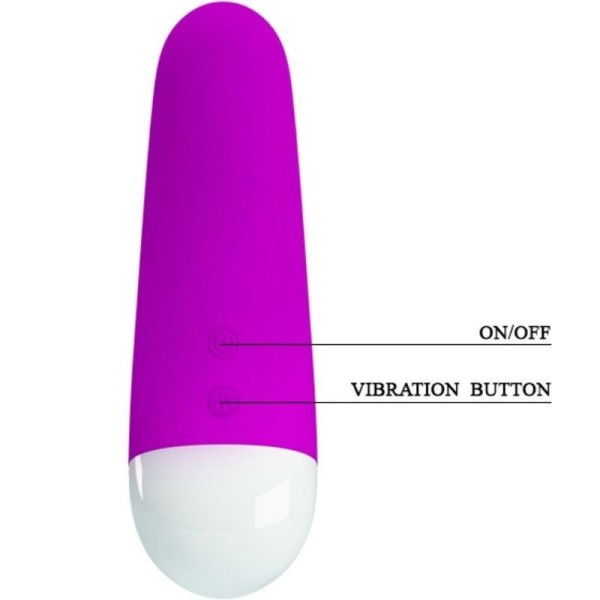 PRETTY LOVE - LUTHER MINI VIBRADOR 30 MODOS DE VIBRACIÓN PRETTY L