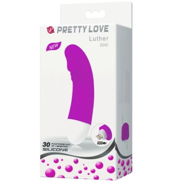 PRETTY LOVE - LUTHER MINI VIBRADOR 30 MODOS DE VIBRACIÓN PRETTY L