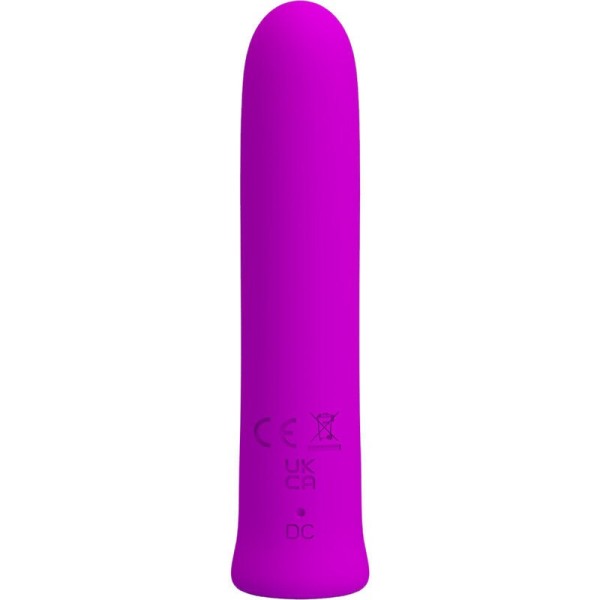 BONITO AMOR - VIBRADOR CURTIS MINI SUPER POWER 12 VIBRAÇÕES EM SILICONE ROXO BONITO AMOR FLIRTAÇÃO