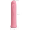 PRETTY LOVE - VIBRATEUR CURTIS MINI SUPER POWER 12 VIBRATIONS EN SILICONE ROSE PRETTY LOVE FLIRTATION