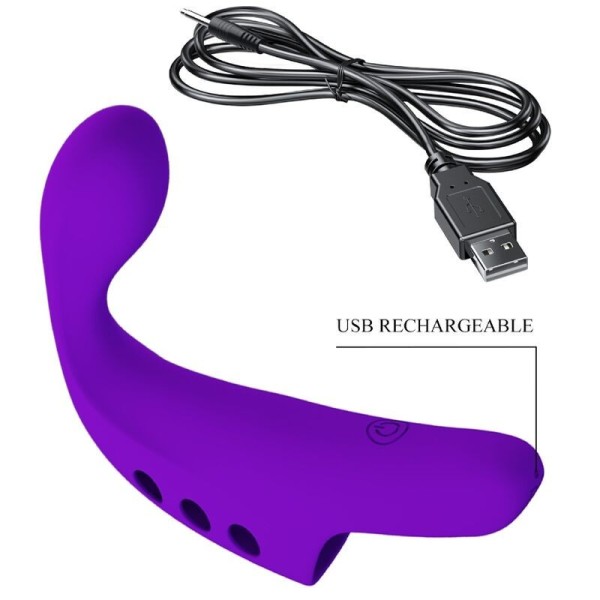 PRETTY LOVE - VIBRATEUR DOIGT RECHARGEABLE GORGON VIOLET PRETTY LOVE SMART