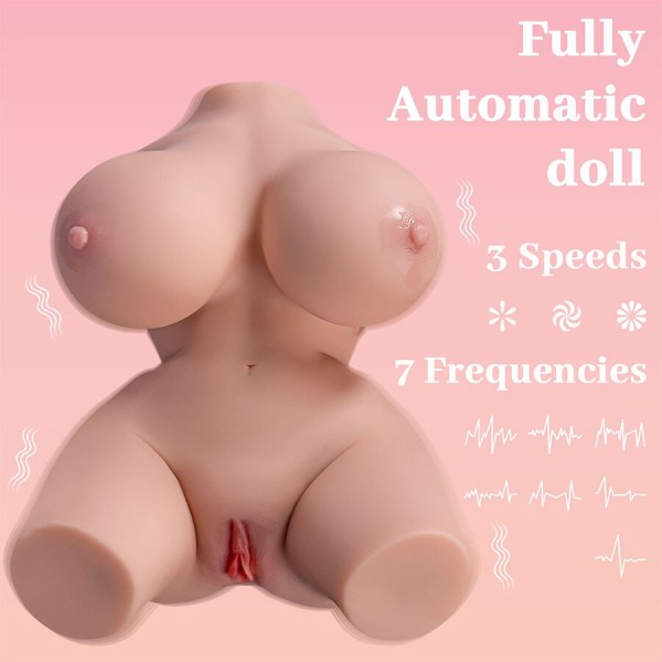 TORSO FEMENINO REALISTA FRIEDA CON VIBRACIÓN 36 CM XISE
