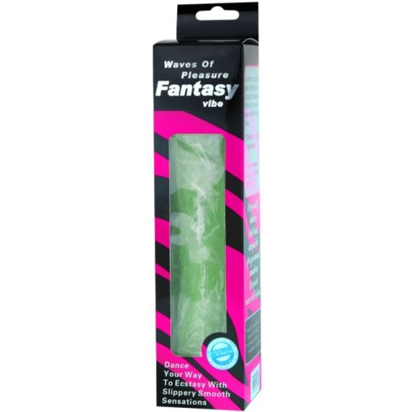 ONDAS DE PLACER VIBRADOR 23 CM VERDE BAILE VIBRADORES