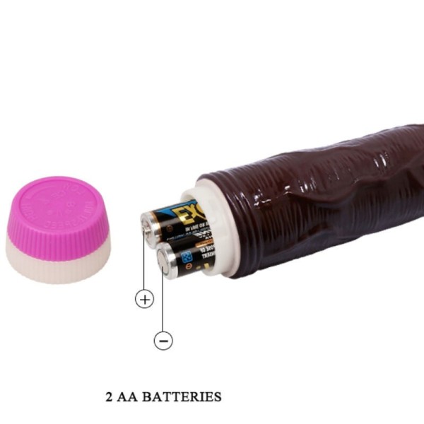 BAILE - VIBRATEUR VAGUES DE PLAISIR 23 CM MARRON BAILE VIBRATORS