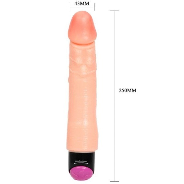 BAILE - VIBRADOR FLEXIBLE REALISTA 25 CM VIBRADORES BAILE