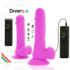 DIVERSIA - DILDO VIBRANT FLEXIBLE VIOLET 20.5 CM -O- 4.2 CM DIVERSIA