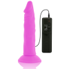 DIVERSIA - DILDO VIBRADOR FLEXIBLE MORADO 23 CM -O- 4,3 CM DIVERS