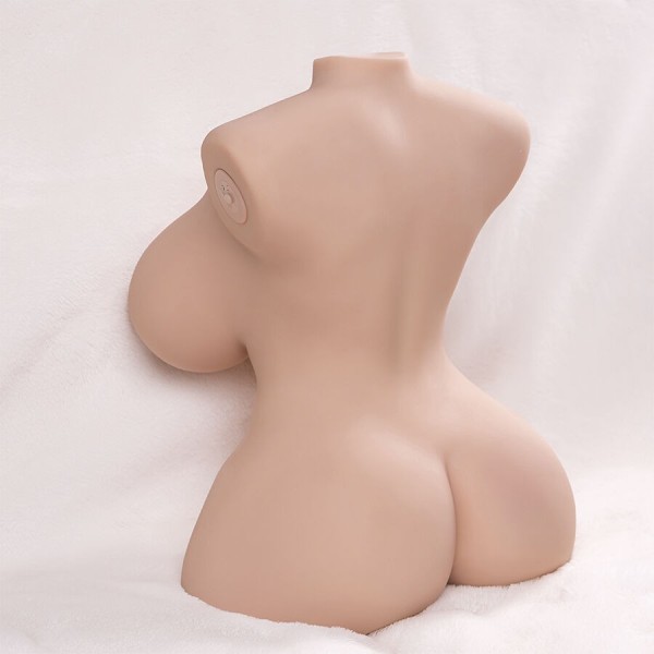 XISE - PETIT TORSE RÉALISTE À POUSSÉE AVEC VIBRATIONS FÉMININES 40 CM XISE