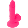 DIVERSIA - DILDO VIBRANT FLEXIBLE ROSE 17 CM -O- 3.3 CM DIVERSIA