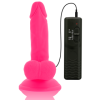 DIVERSIA - DILDO VIBRANTE FLEXIBLE ROSA 17 CM -O- 3.3 CM DIVERSIA