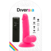 DIVERSIA - DILDO VIBRANTE FLEXIBLE ROSA 17 CM -O- 3.3 CM DIVERSIA
