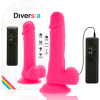DIVERSIA - DILDO VIBRANT FLEXIBLE ROSE 20.5 CM -O- 4.2 CM DIVERSIA