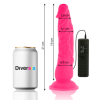 DIVERSIA - DILDO VIBRANT FLEXIBLE ROSE 21 CM -O- 4.9 CM DIVERSIA