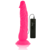 DIVERSIA - DILDO VIBRANT FLEXIBLE ROSE 21 CM -O- 4.9 CM DIVERSIA