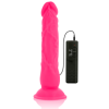 DIVERSIA - DILDO VIBRANT FLEXIBLE ROSE 21 CM -O- 4.9 CM DIVERSIA