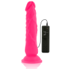 DIVERSIA - DILDO VIBRANT FLEXIBLE ROSE 21 CM -O- 4.9 CM DIVERSIA