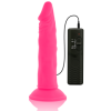 DIVERSIA - DILDO SUAVE CON VIBRACIÓN ROSA 23 CM -O- 4.3 CM DIVERS